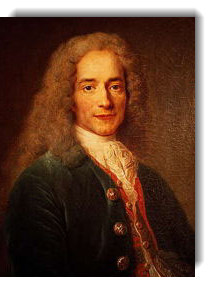 Portrait of Voltaire by Nicolas de Largilliere, 1718